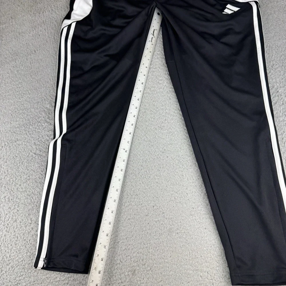 Adidas Men's Xl Tiro Black/White Zip Pocket Training Track Pants Soccer
